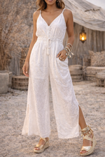 Boho Broderie Anglaise jumpsuit
