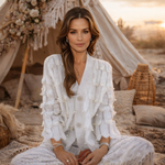 Mermaid Cardigan white