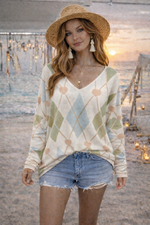 Candy Coast Knit – Boho Heart Sweater