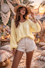 The Capri Glow Blouse