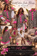 Wild bloom Button Blouse