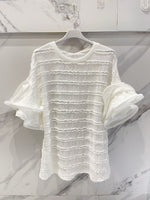 Blush Riviera Frill Top – by StudioB