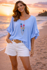 Frill flow top
